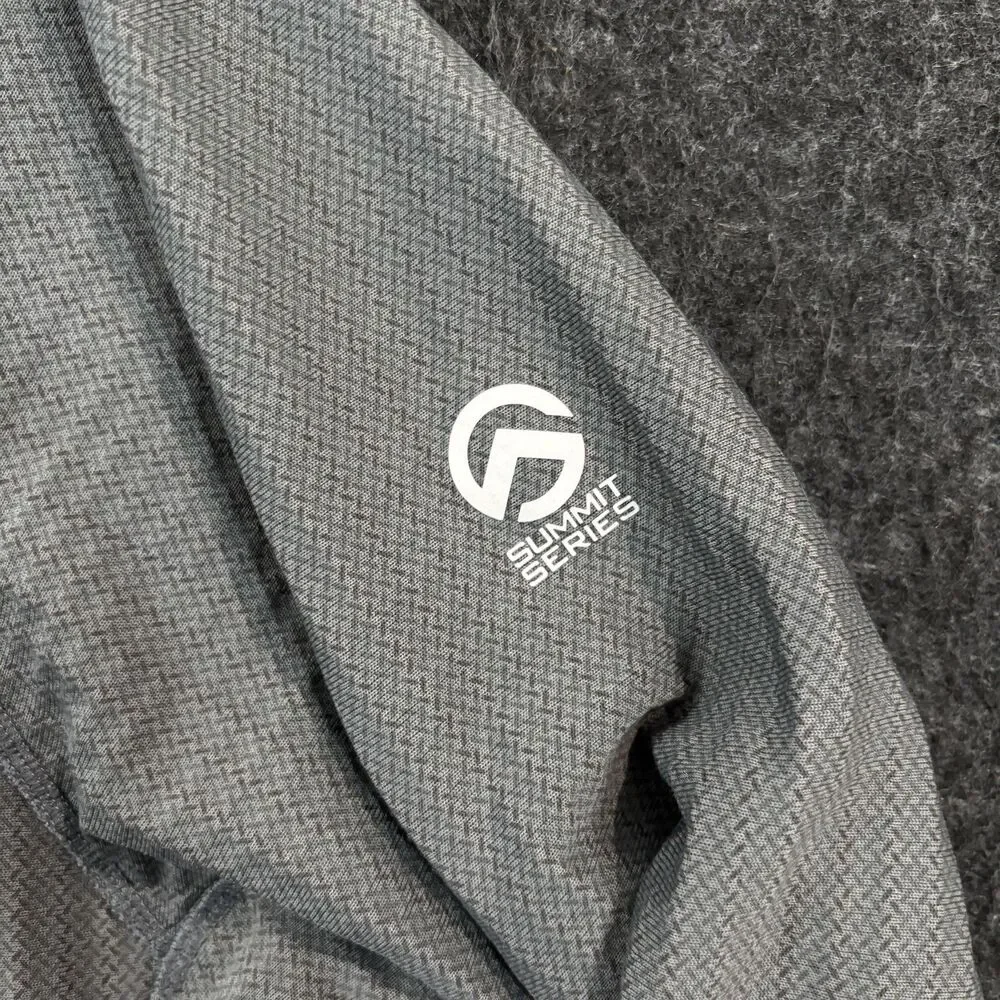 The North Face Summit Series Jacket Men's Large Gray Full Zip Polartec Softshell